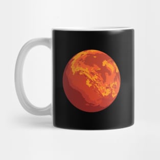 Mars the Red Planet Mug